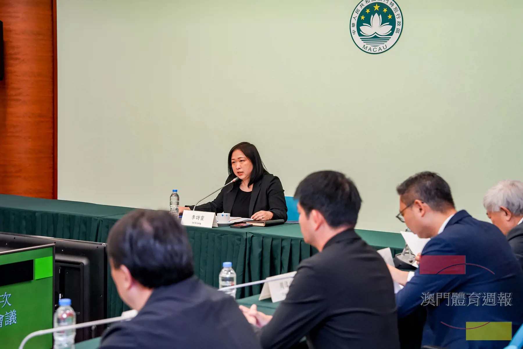 體委會副主席、體育局代局長李詩靈在會上介紹當局年度重點工作.jpg