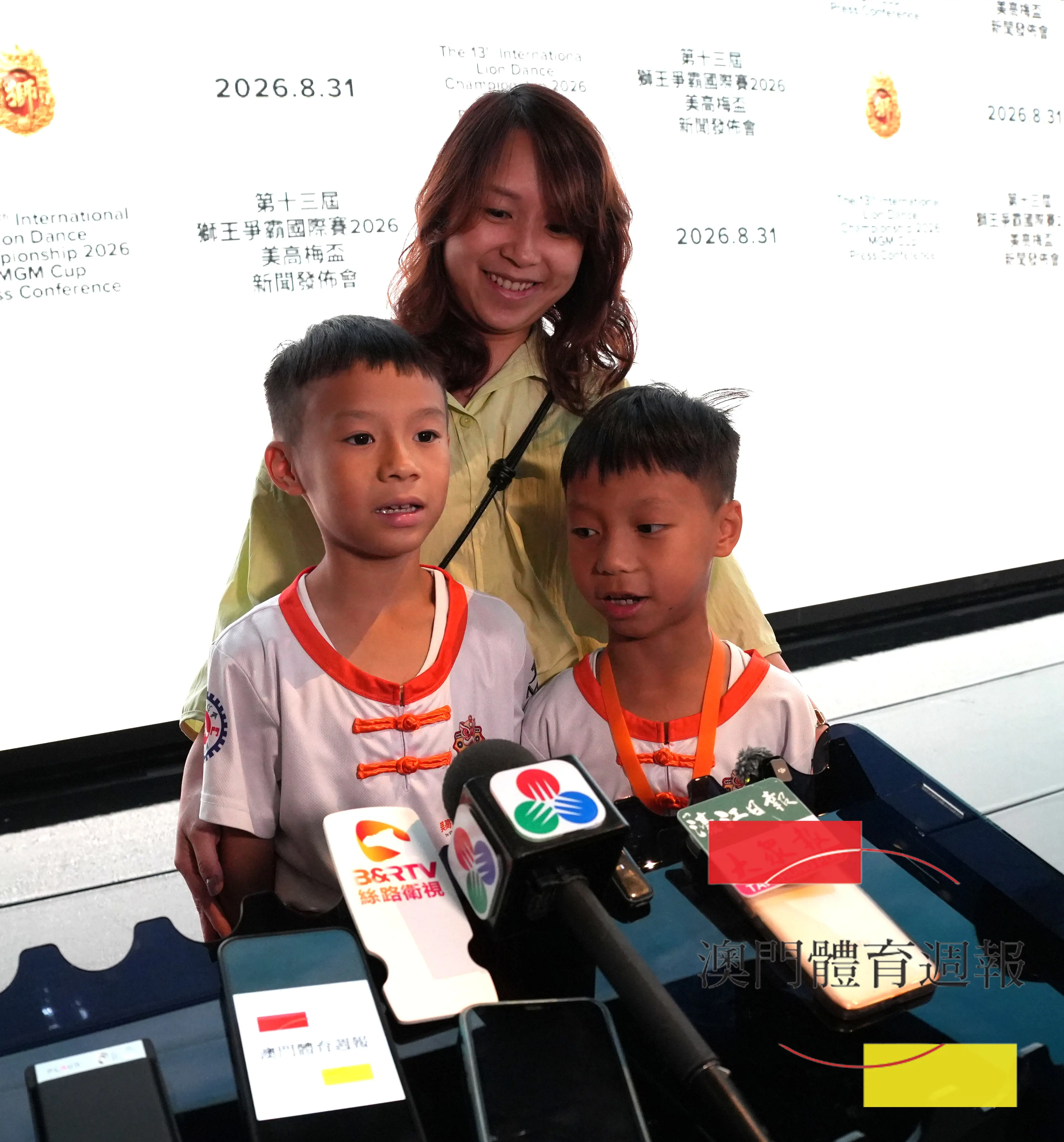 出席家長表示透過學習醒獅運動能夠讓子女更有紀律.JPG
