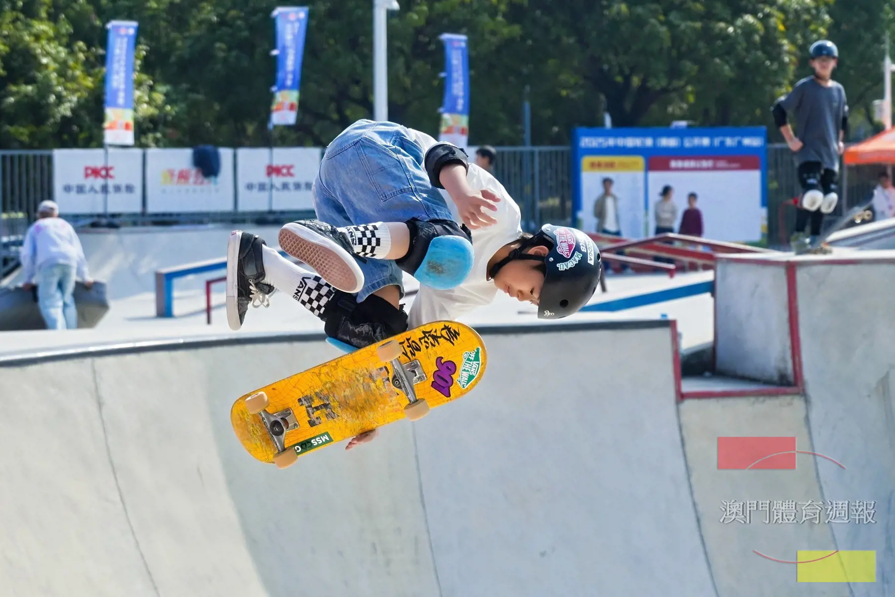 年僅11歲的滑板小將黃柏澔在中國滑板公開賽奪冠（賽會相片）.jpeg